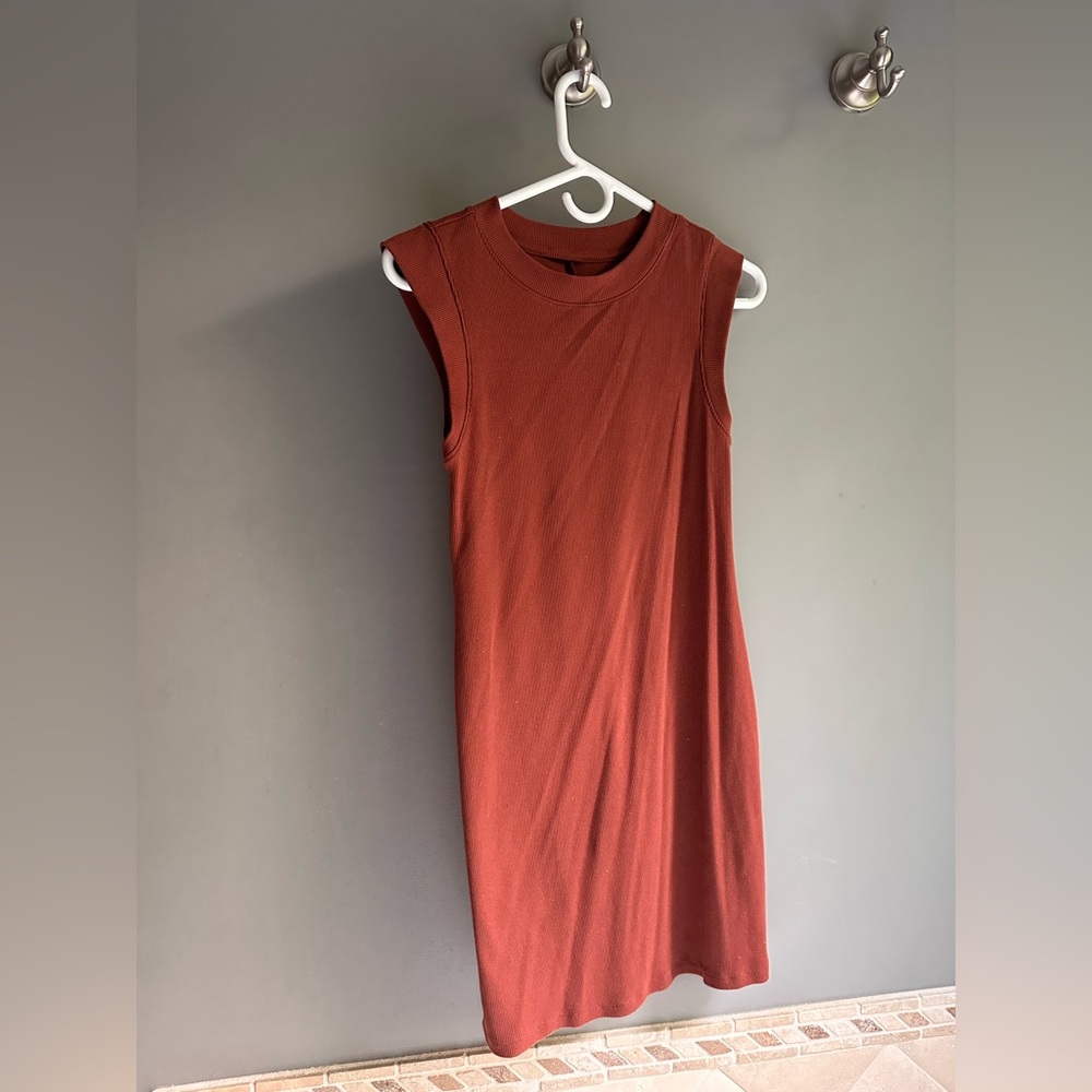 A new day Sleeveless rust/orange Dress